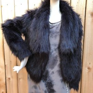Faux fur coat
